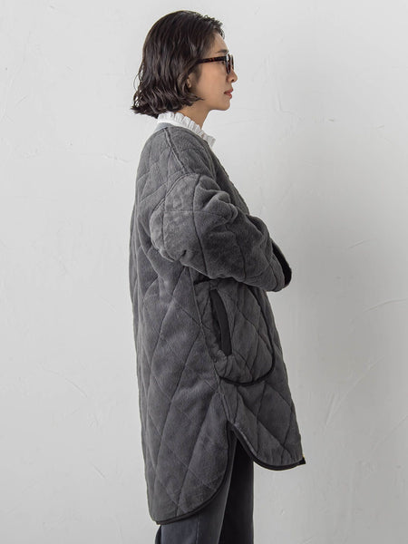 【WEB限定】”まるで毛布”どちらも主役リバーシブルアウター