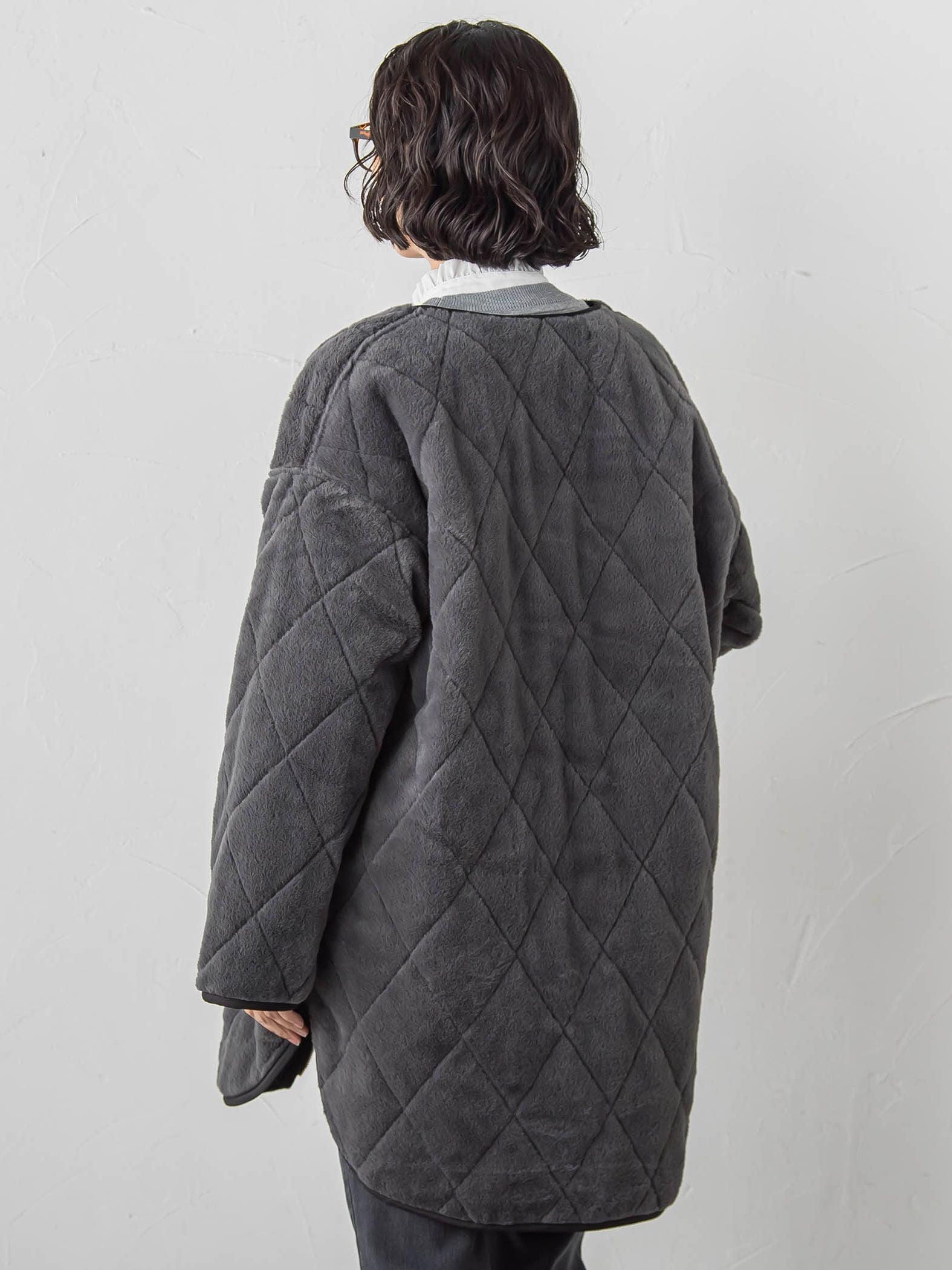 【WEB限定】”まるで毛布”どちらも主役リバーシブルアウター