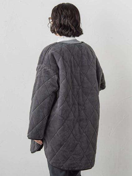 【WEB限定】”まるで毛布”どちらも主役リバーシブルアウター