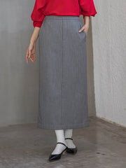 裏起毛タイトスカート≪手洗い可能≫