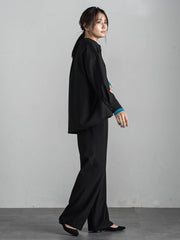 【新色追加】サーモサキソニーバックタックスキッパーブラウス≪洗濯機で洗える≫