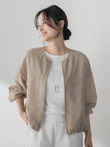 レース柄ニット