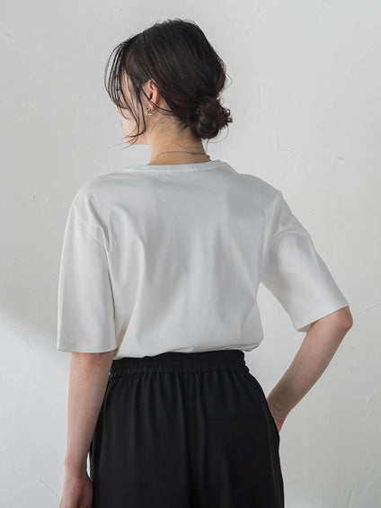 汗ジミ軽減カットソー