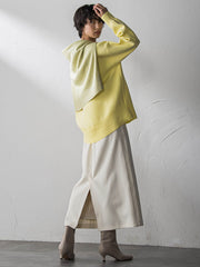 スポンディッシュVネックニットカーディガン≪洗濯機で洗える≫