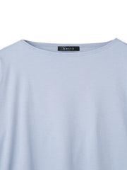 《予約》【連休。涼。軽やかに。】ボートネックT《汗じみ軽減 / 接触冷感》