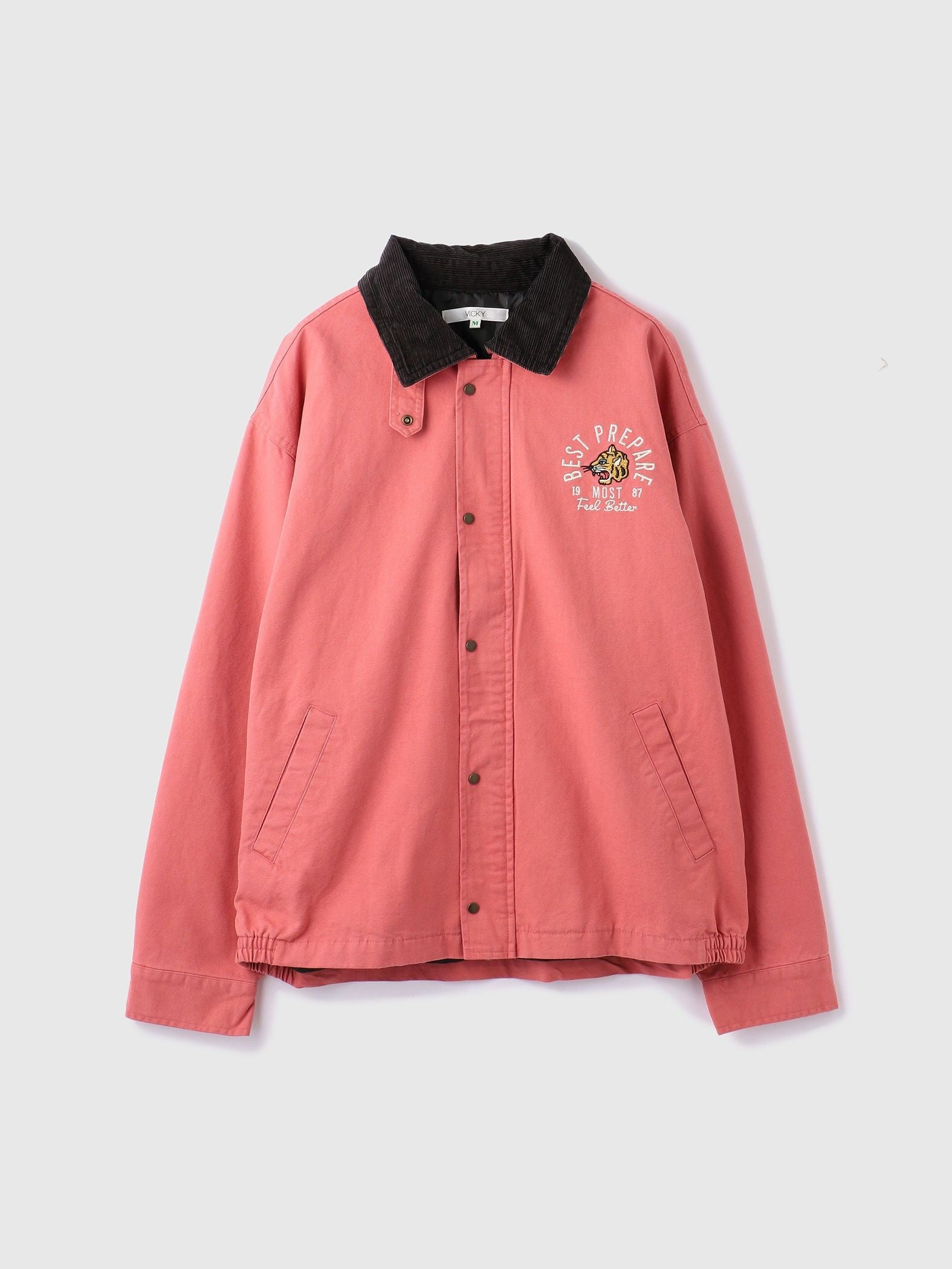 TIGER刺繍ダックジャケット≪手洗い可能≫