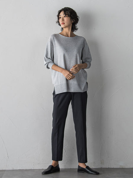 【WEB限定/+5cm丈長め】シェルタリングテーパードパンツ