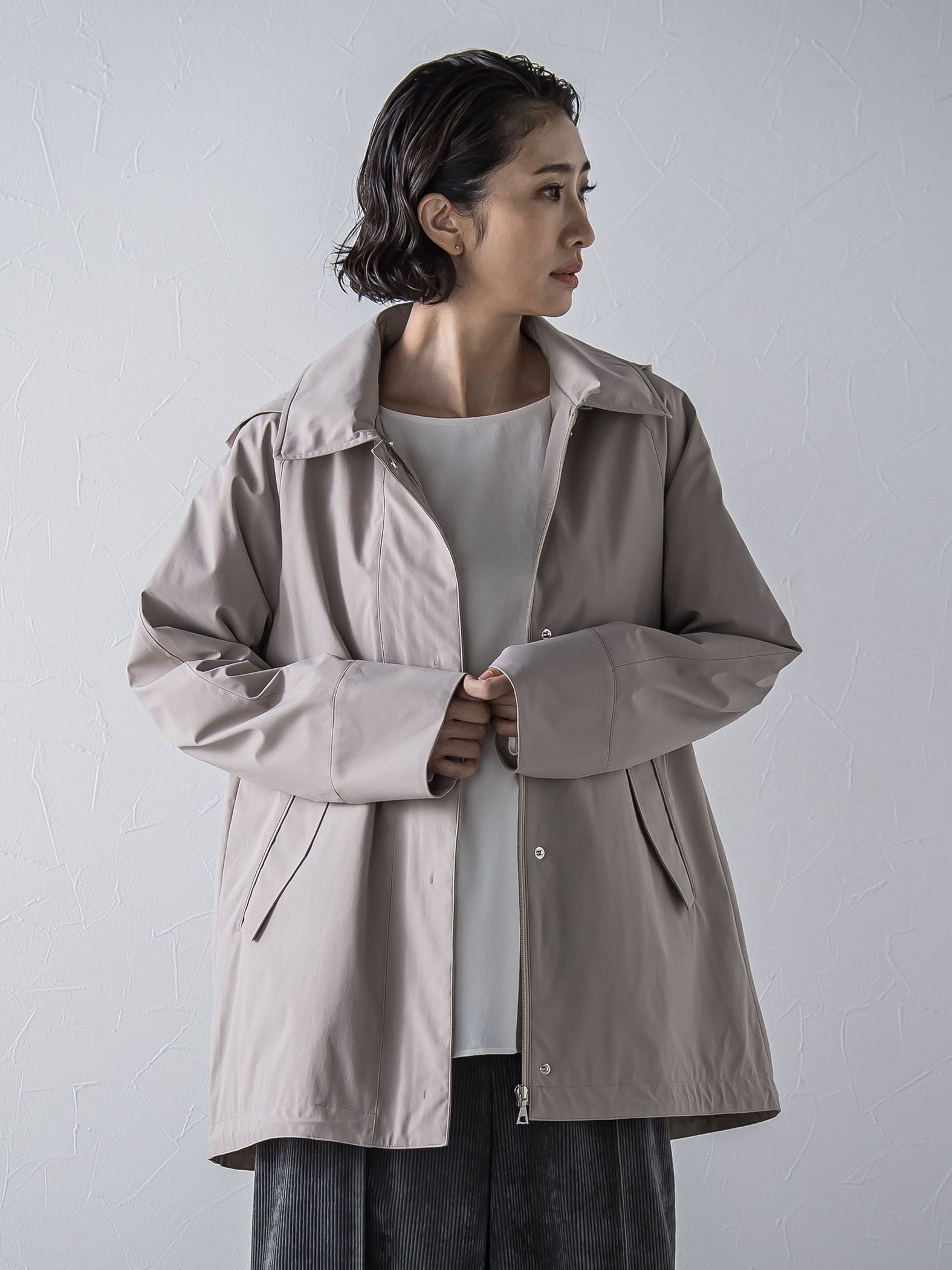 パーテーションダウンステンジャケット≪洗濯機で洗える≫