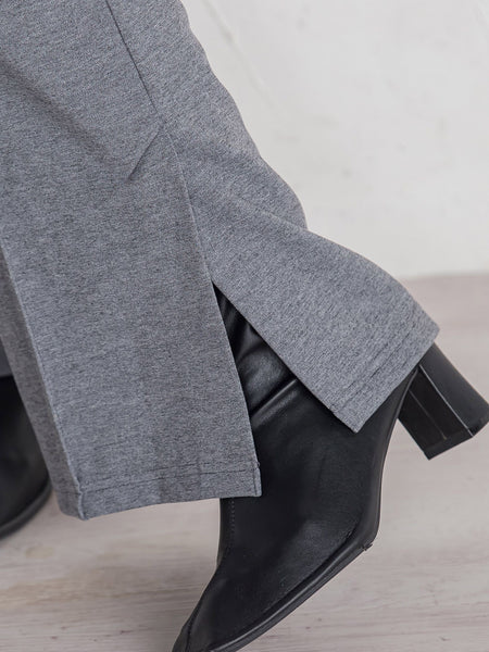 ポンチサイドスリットワイドパンツ≪セットアップ対応/手洗い可能≫