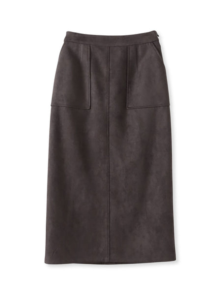 【WEB限定】フェイクスエードナロースカート≪セットアップ対応≫