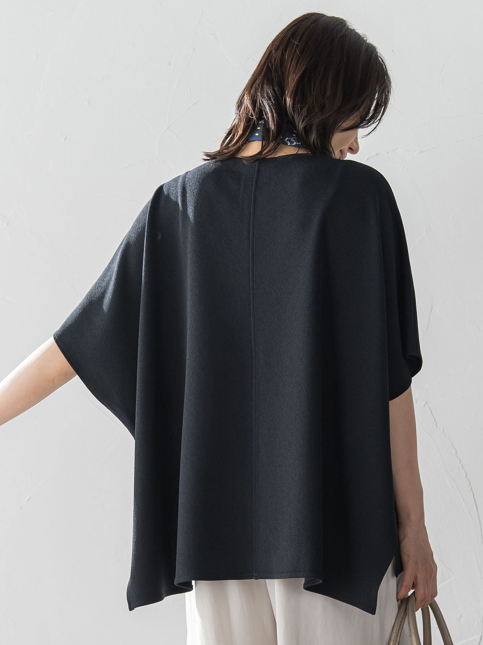 つぶつぶジョーゼットカットソー≪洗濯機で洗える≫