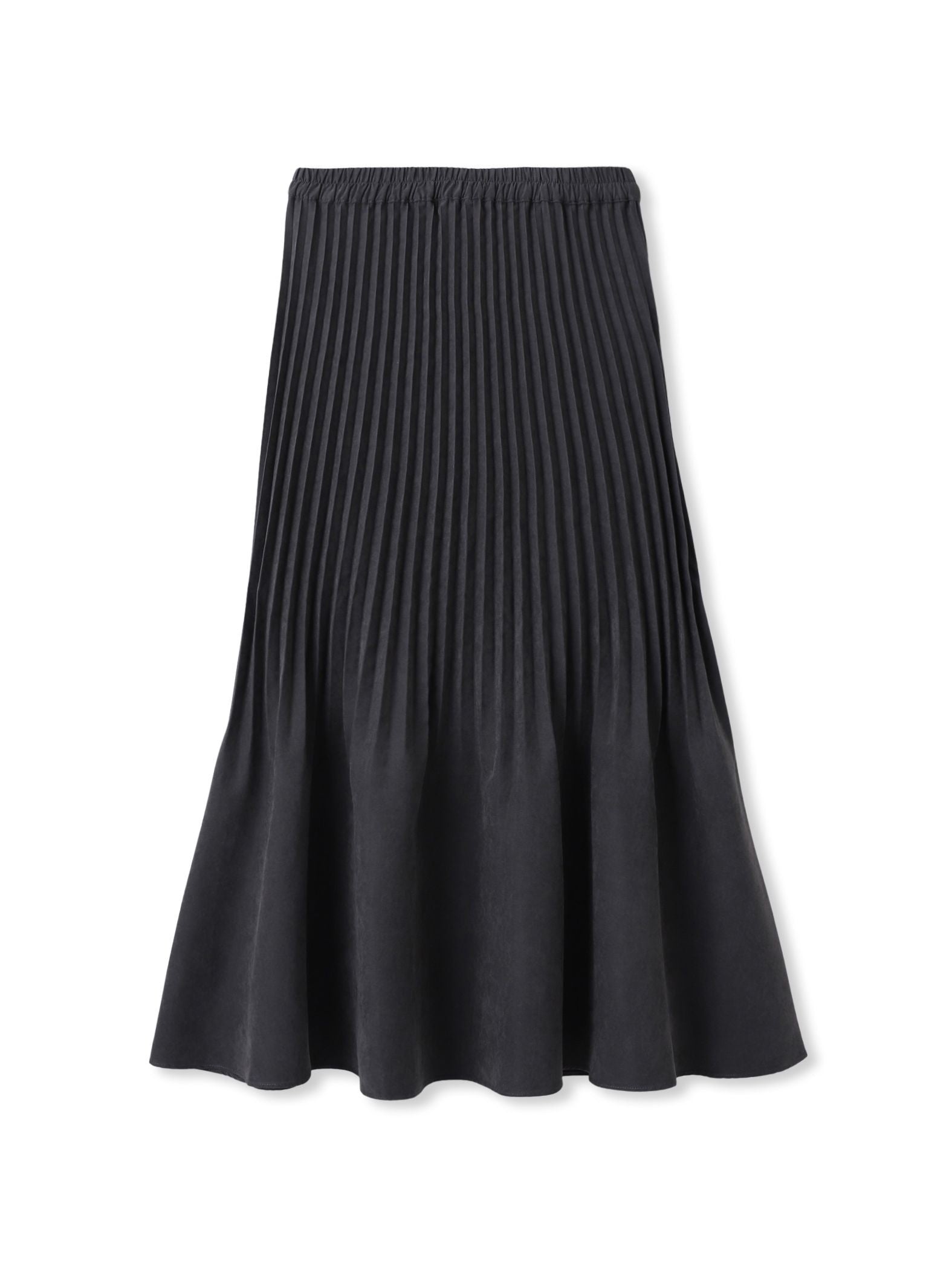 スウェードライク消しプリーツスカート≪手洗い可能≫