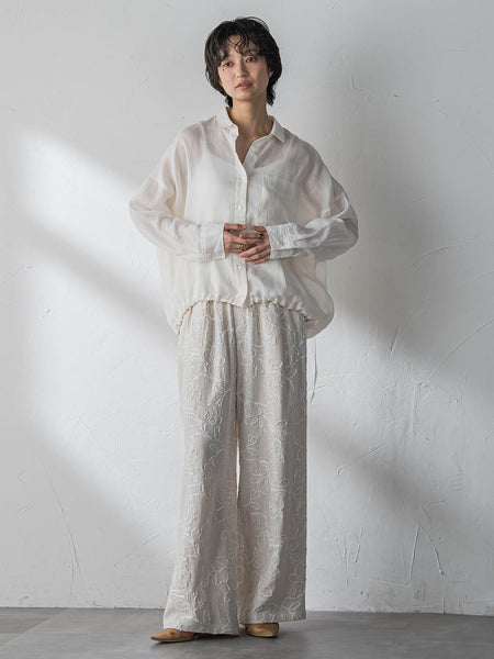 ラスターラミーカルゼバックドロストヘムシャツ