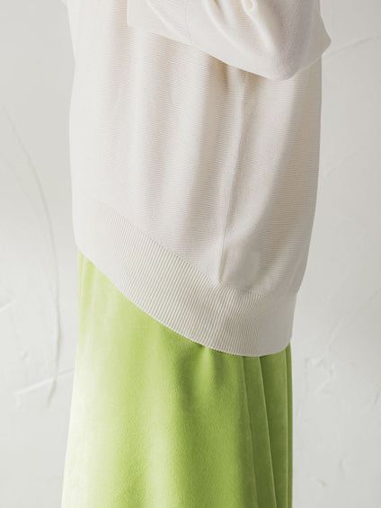 【WEB限定サイズあり】【洗えるニット】ECOCUWOOLドルマンニットプルオーバー≪シワになりにくい≫