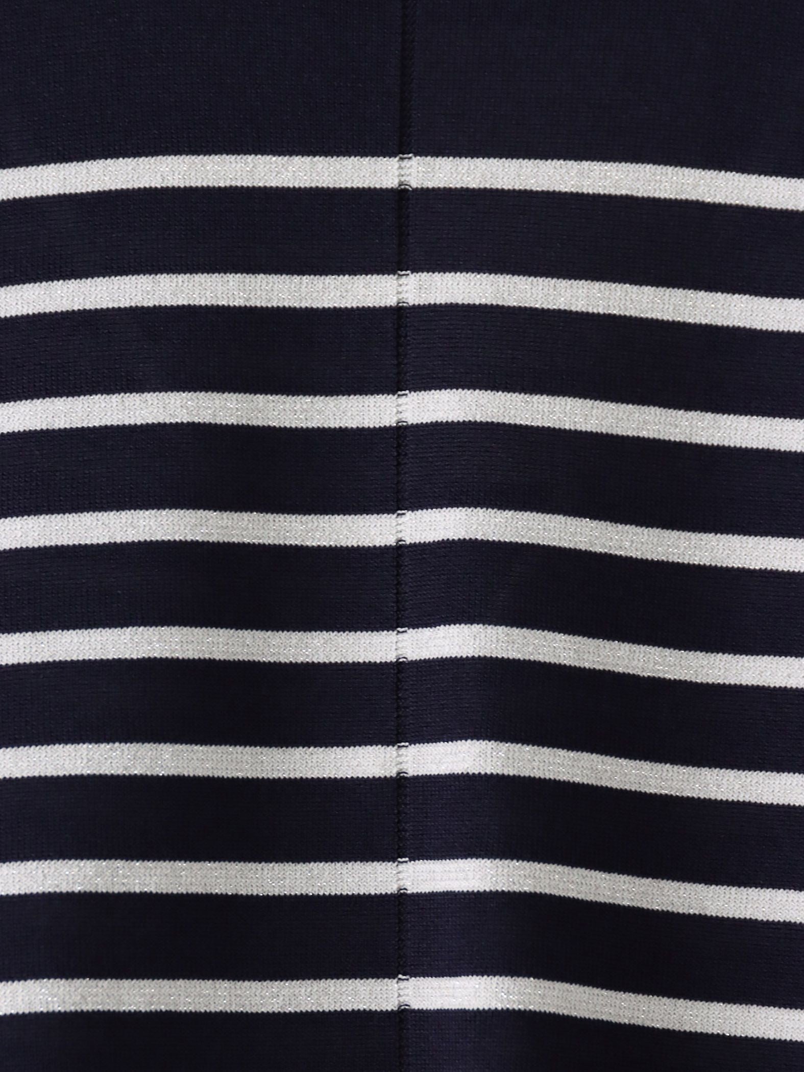 【大きいサイズ】ボーダーTシャツニット