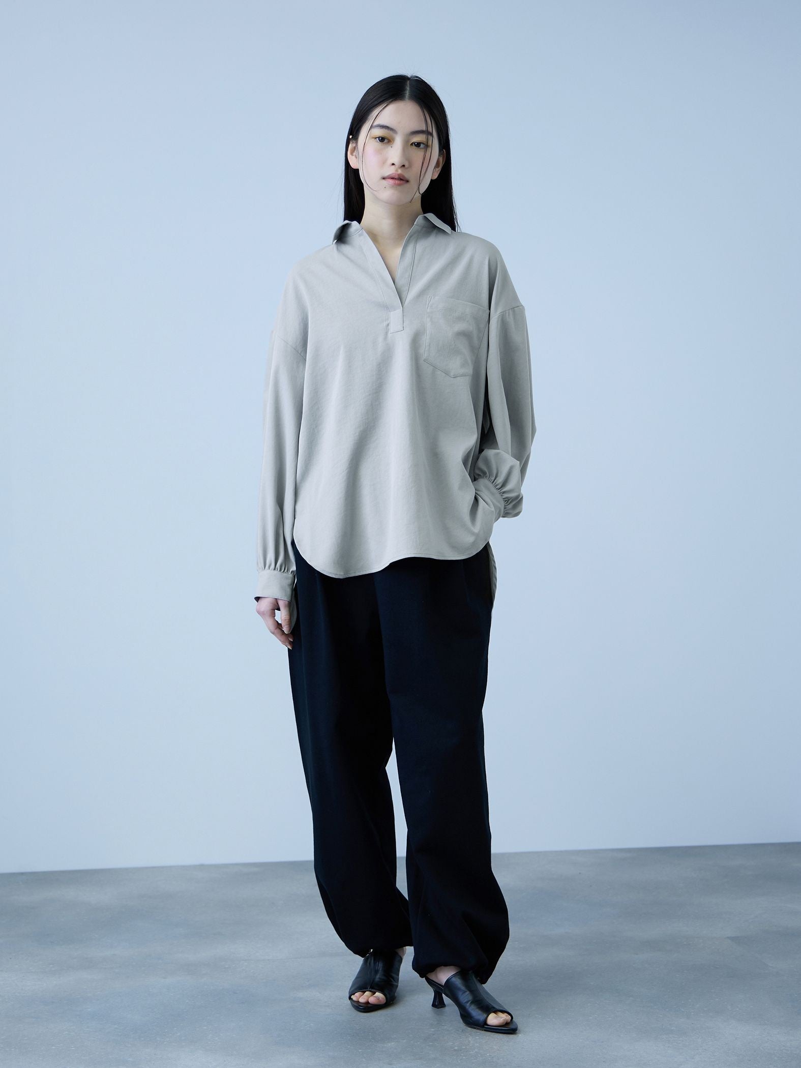 ポケットスキッパーシャツ