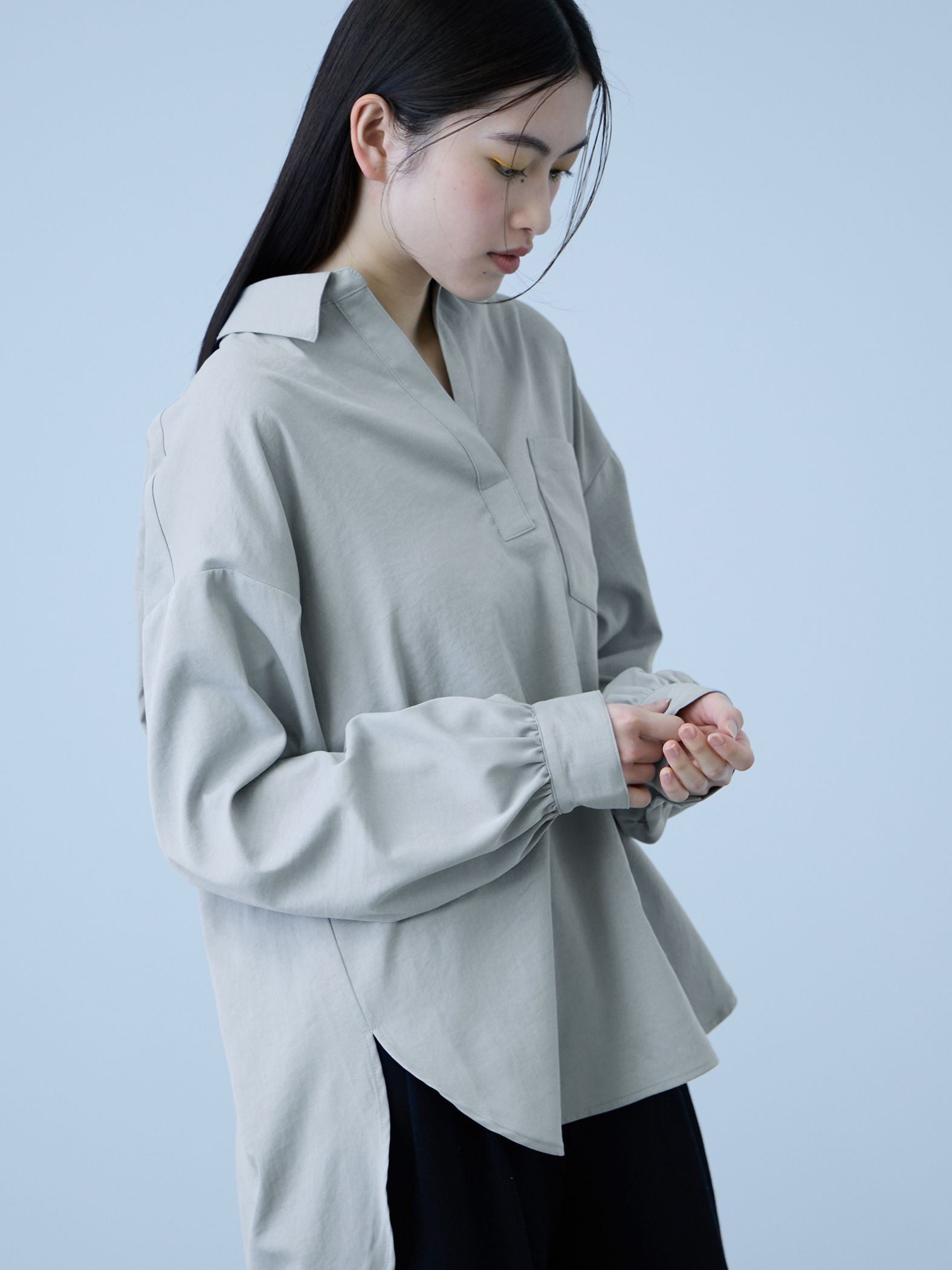 ポケットスキッパーシャツ