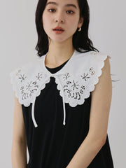 セパレートスカラップレースカラープルオーバー