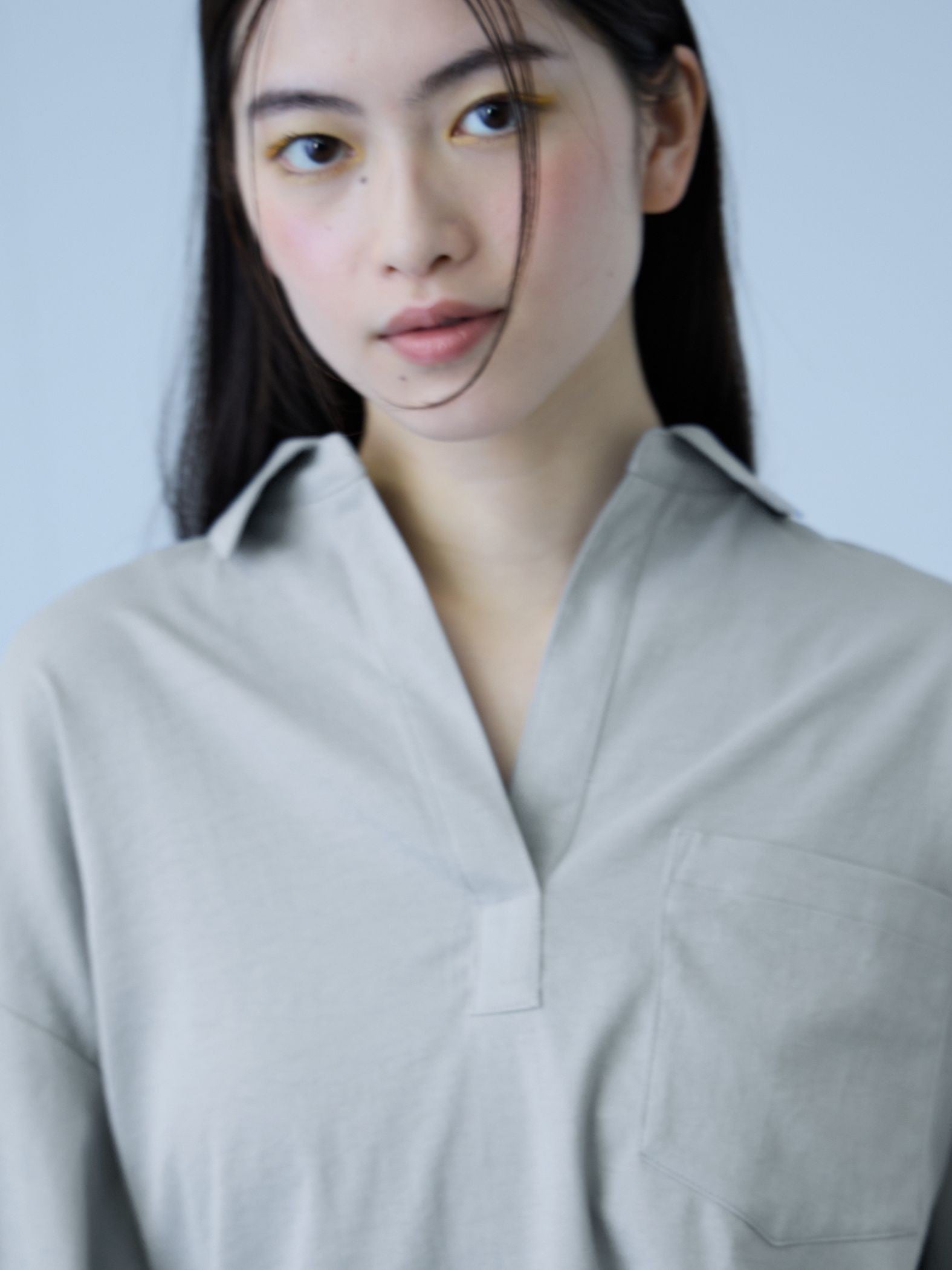 ポケットスキッパーシャツ