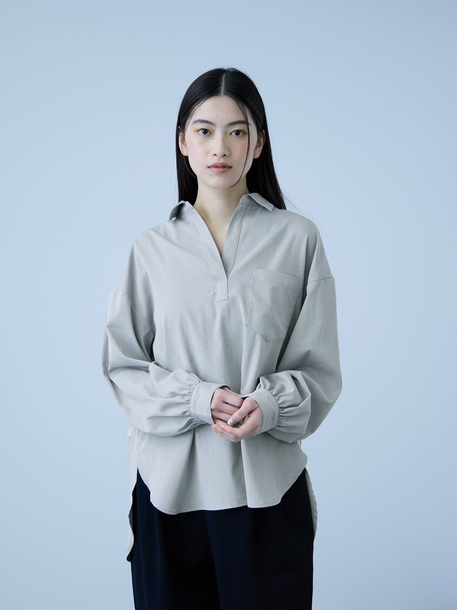 ポケットスキッパーシャツ