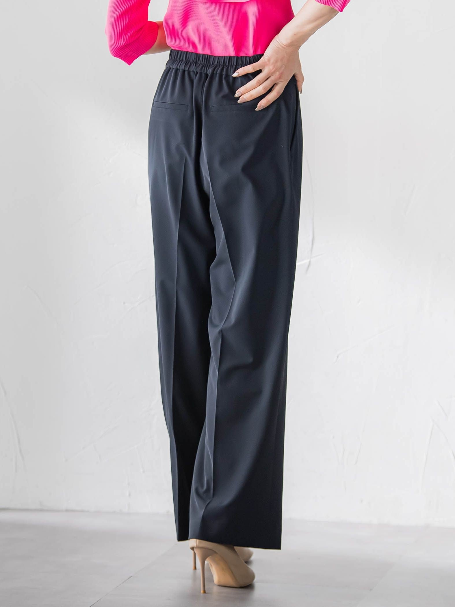 美シルエットワイドパンツ