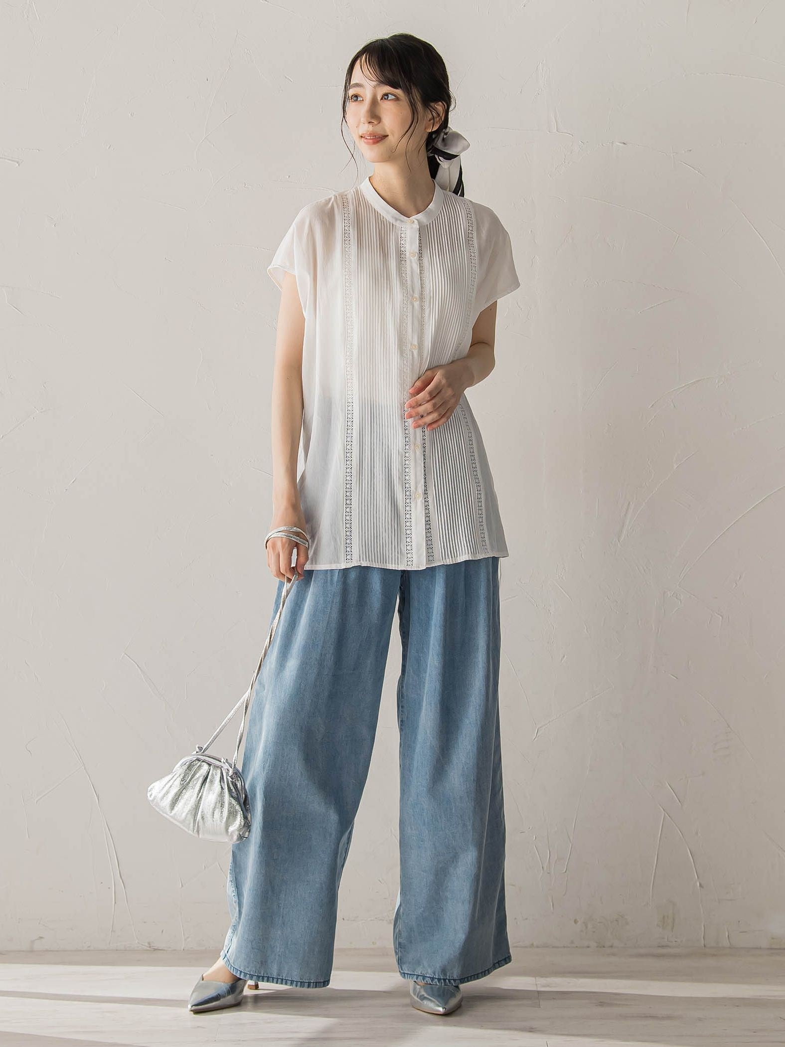 Air DENIM ワイドパンツ
