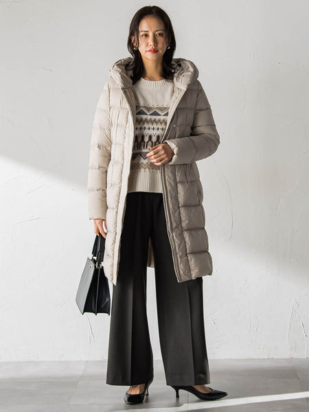 両面起毛ドロストワイドパンツ