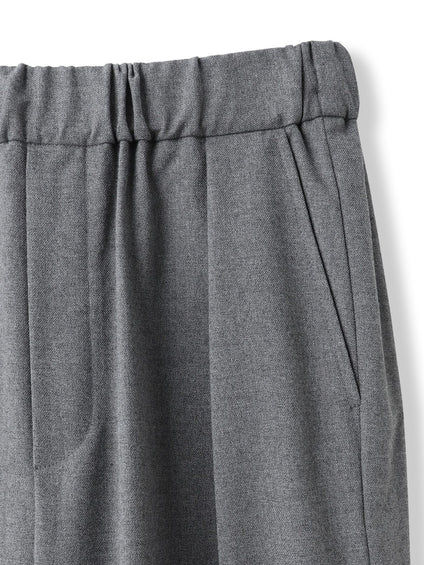 【一瞬で楽とキレイを叶える】裏起毛イージーワイドパンツ≪手洗い可能≫