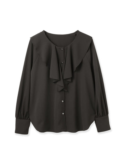 ヴィンテージツイルビッグカラーブラウス