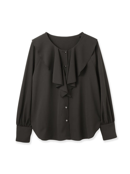 ヴィンテージツイルビッグカラーブラウス