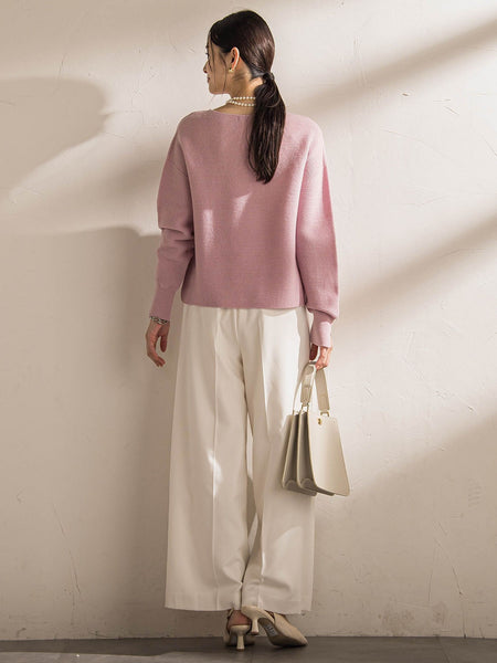 ホールガーメントガーターニット≪洗える≫