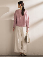 ホールガーメントガーターニット≪洗える≫