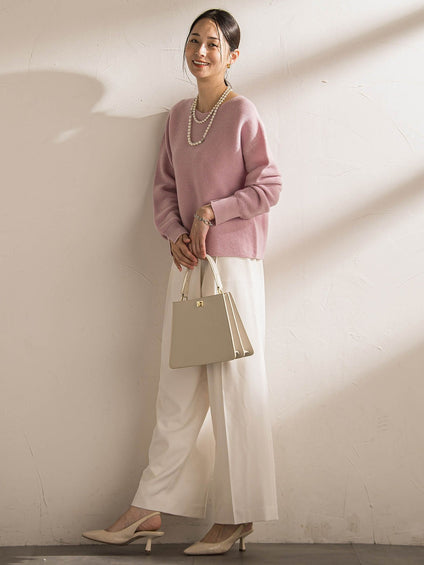 ホールガーメントガーターニット≪洗える≫