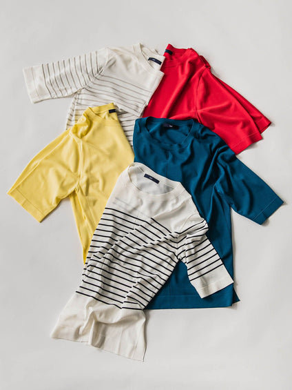 ボーダーTシャツニット