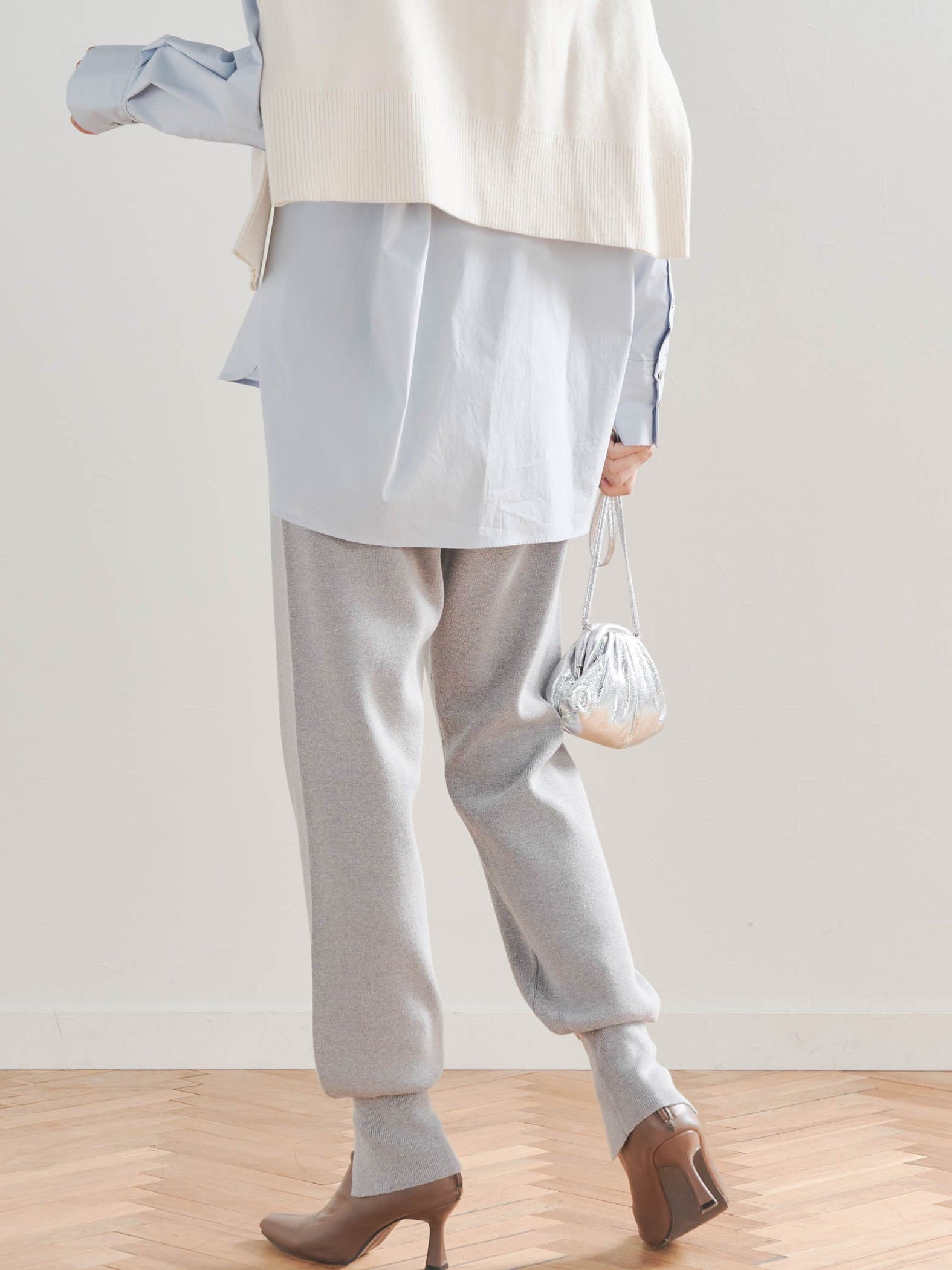 ニットジョガーパンツ≪手洗い可能≫