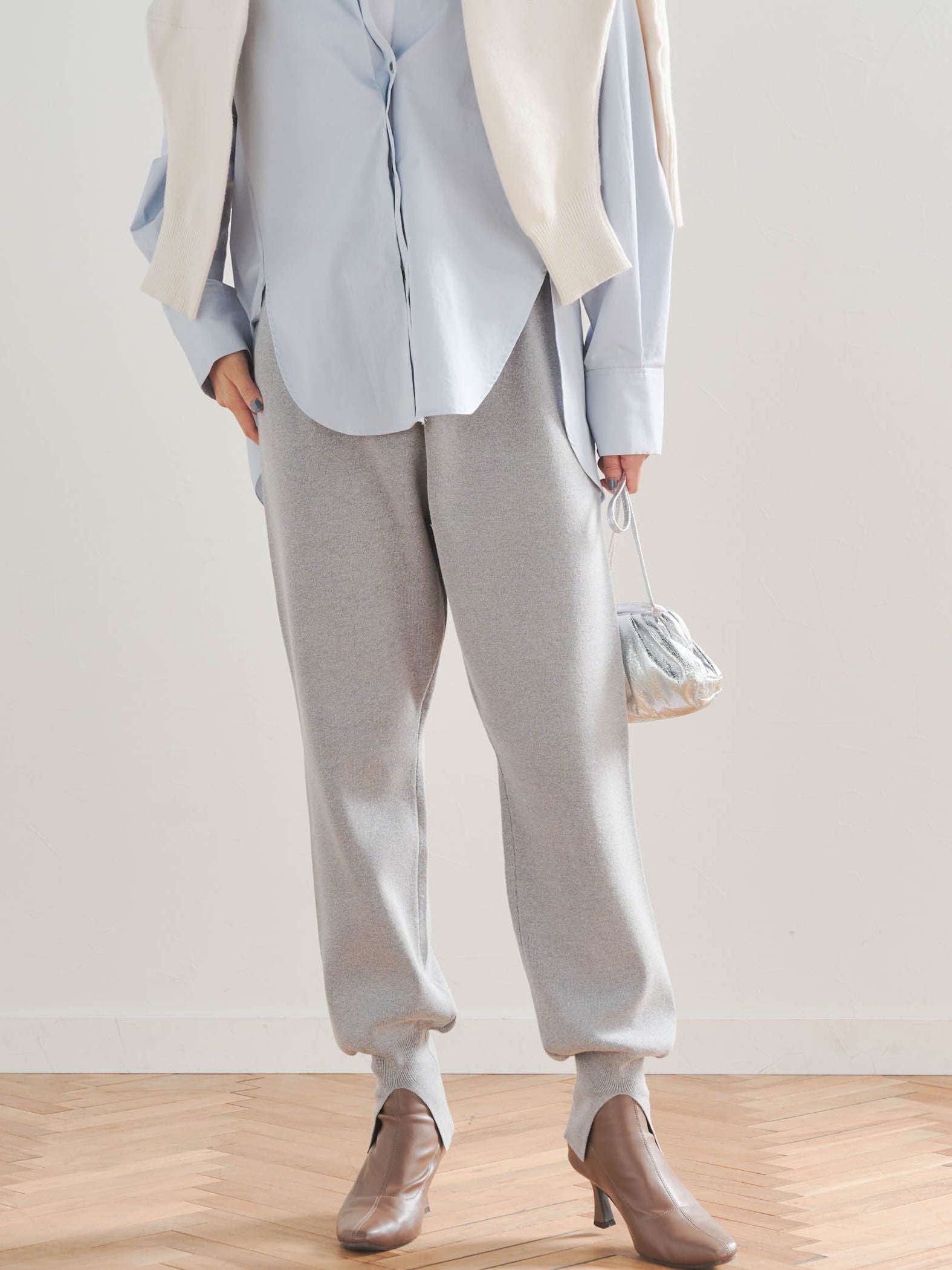 ニットジョガーパンツ≪手洗い可能≫