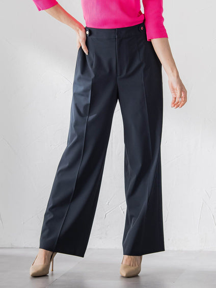 美シルエットワイドパンツ