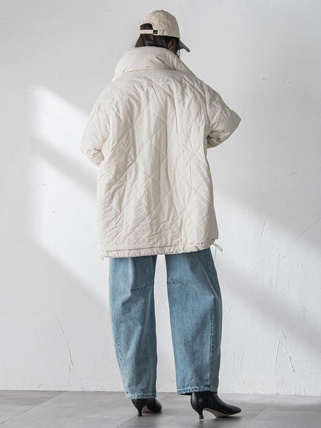中綿リバーシブルコート≪手洗い可能≫