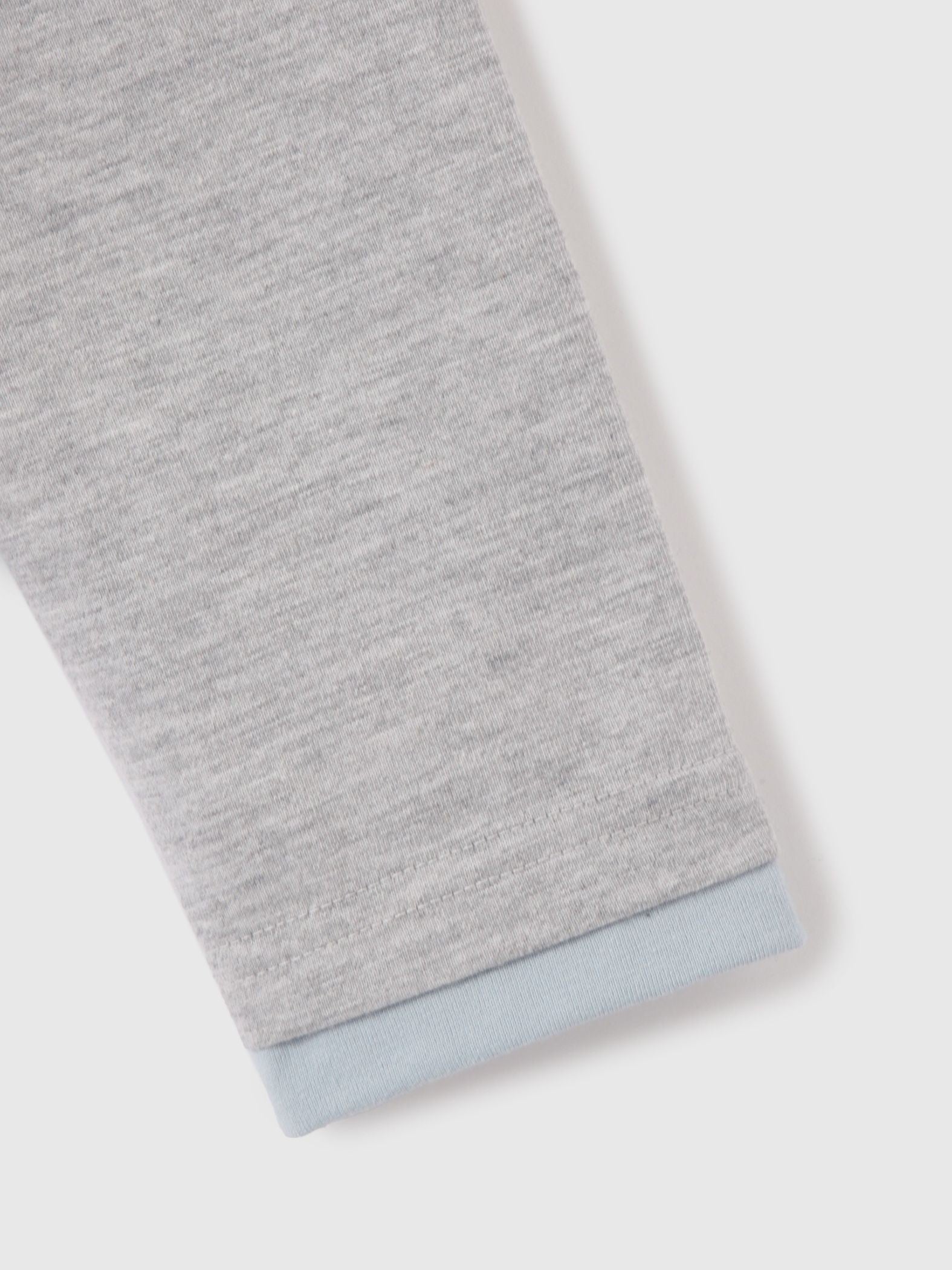 ヘンリーネックレイヤードTシャツ