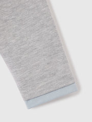 ヘンリーネックレイヤードTシャツ