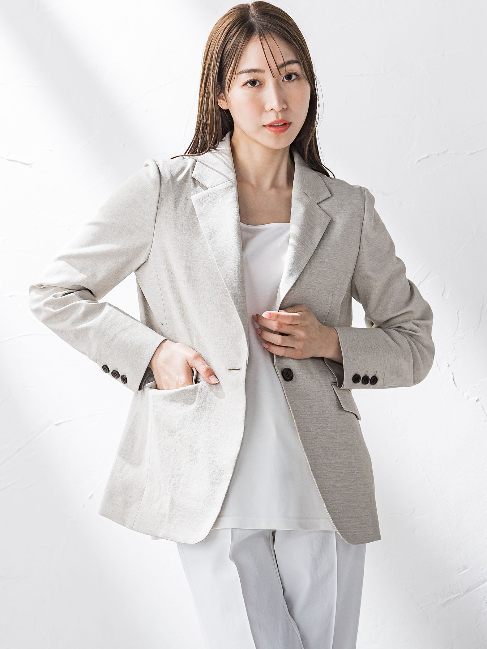 シェルタリングジャケット≪洗濯機で洗える≫