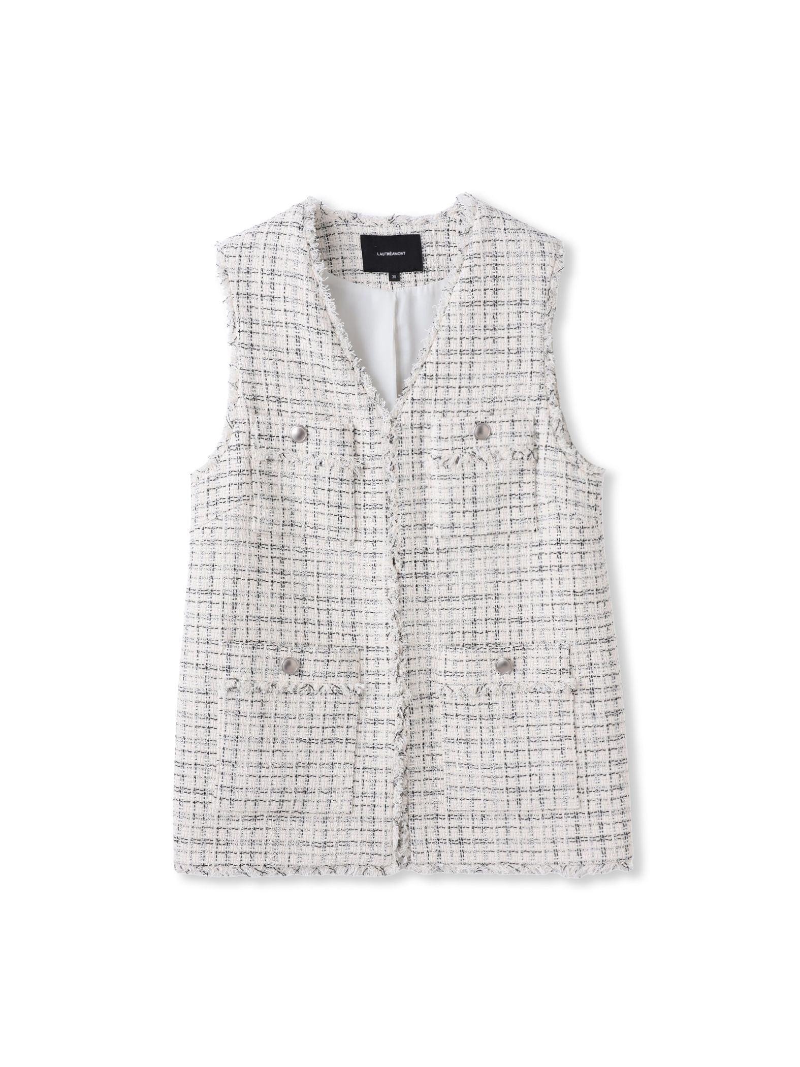 LUSTROツイードジレ