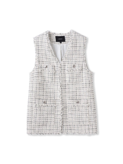 LUSTROツイードジレ