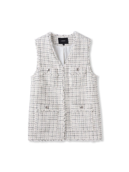 LUSTROツイードジレ