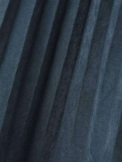 スウェードライク消しプリーツスカート≪手洗い可能≫