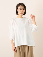 《予約》【機能するミニマル服】切替プルオーバー《接触冷感》