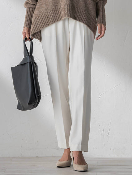 【大きいサイズ】両面起毛2WAYストレッチテーパードパンツ