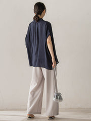 【WEB限定カラーあり】ドルマンブラウス+タンクSET