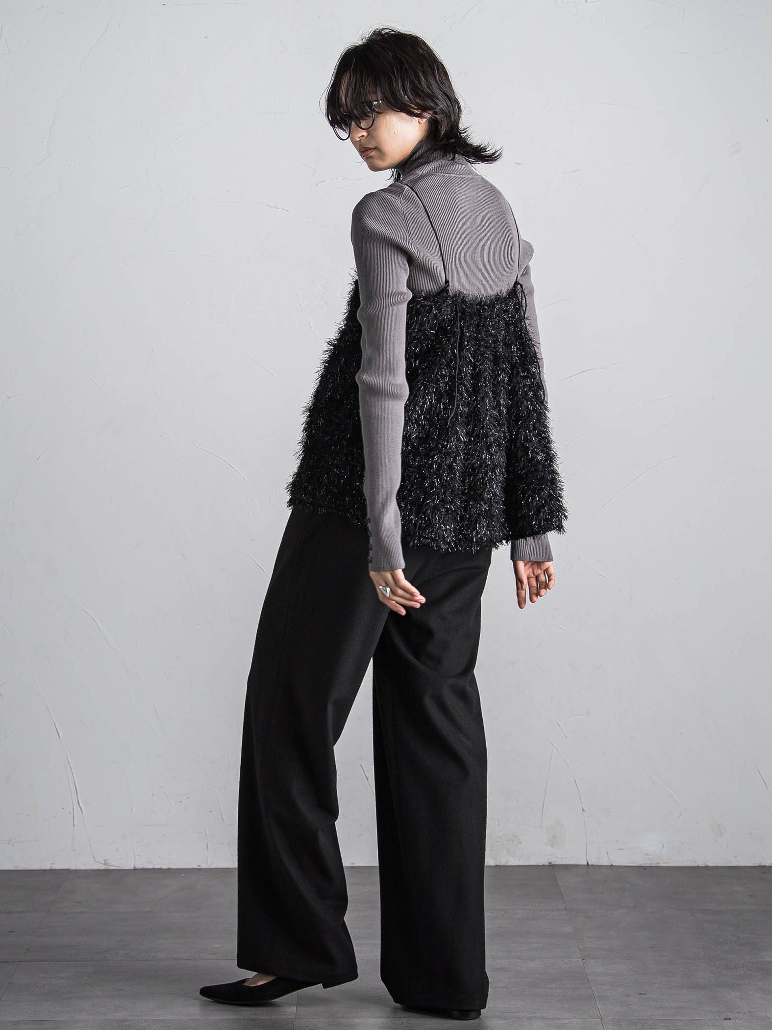 フィルムフェザーキャミブラウス≪手洗い可能≫