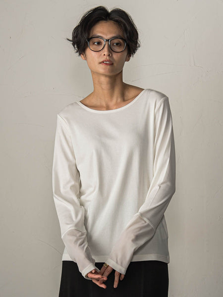 ベロアカフスロングTシャツ
